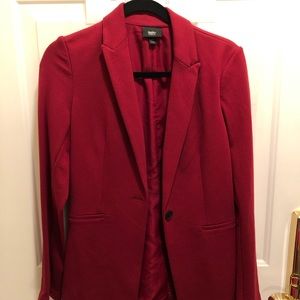 Women’s dark red blazer, size XS